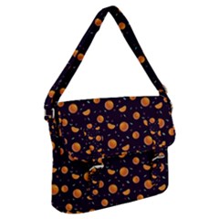 Oranges Buckle Messenger Bag by SychEva