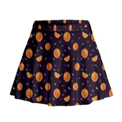 Oranges Mini Flare Skirt by SychEva