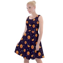 Oranges Knee Length Skater Dress by SychEva