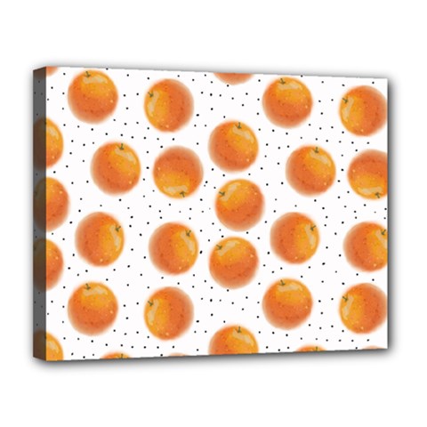 Orange Canvas 14  X 11  (stretched) by SychEva