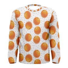 Orange Men s Long Sleeve Tee by SychEva