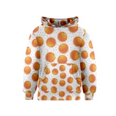 Orange Kids  Pullover Hoodie by SychEva