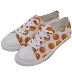 Orange Men s Low Top Canvas Sneakers by SychEva