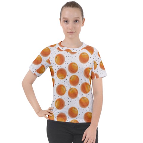 Orange Women s Sport Raglan Tee by SychEva