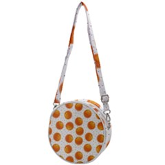 Orange Crossbody Circle Bag by SychEva