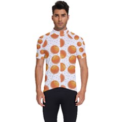 Orange Men s Short Sleeve Cycling Jersey by SychEva