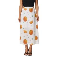 Oranges Classic Midi Chiffon Skirt