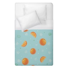 Oranges Pattern Duvet Cover (single Size) by SychEva