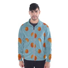 Oranges Pattern Men s Windbreaker by SychEva