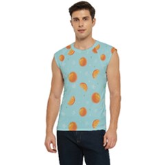 Oranges Pattern Men s Raglan Cap Sleeve Tee by SychEva