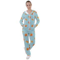 Oranges Pattern Women s Tracksuit by SychEva