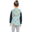 Oranges Pattern Kids  Hooded Puffer Vest View2