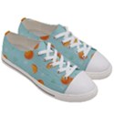 Oranges Pattern Women s Low Top Canvas Sneakers View3