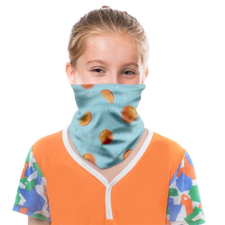 Oranges Pattern Face Covering Bandana (Kids)