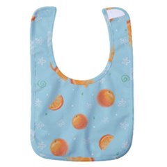 Oranges Pattern Baby Bib by SychEva