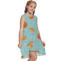 Oranges Pattern Kids  Frill Swing Dress View3