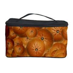 Fruity Fun Tangerine Print Pattern Cosmetic Storage by dflcprintsclothing