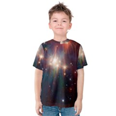 Astrology Astronomical Cluster Galaxy Nebula Kids  Cotton Tee