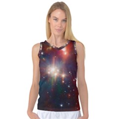 Astrology Astronomical Cluster Galaxy Nebula Women s Basketball Tank Top