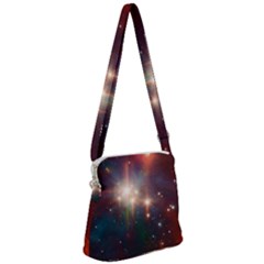 Astrology Astronomical Cluster Galaxy Nebula Zipper Messenger Bag by Jancukart