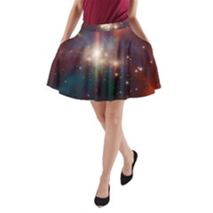 Astrology Astronomical Cluster Galaxy Nebula A-line Pocket Skirt