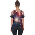 Astrology Astronomical Cluster Galaxy Nebula Cut Out Side Drop Tee View2