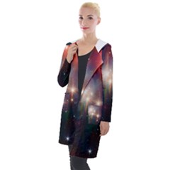 Astrology Astronomical Cluster Galaxy Nebula Hooded Pocket Cardigan