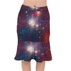 Astrology Astronomical Cluster Galaxy Nebula Short Mermaid Skirt