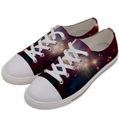 Astrology Astronomical Cluster Galaxy Nebula Men s Low Top Canvas Sneakers