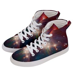 Astrology Astronomical Cluster Galaxy Nebula Men s Hi-top Skate Sneakers by Jancukart