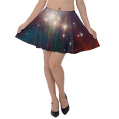 Astrology Astronomical Cluster Galaxy Nebula Velvet Skater Skirt