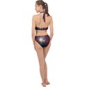 Astrology Astronomical Cluster Galaxy Nebula Halter Side Cut Swimsuit View2