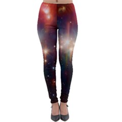 Astrology Astronomical Cluster Galaxy Nebula Lightweight Velour Leggings