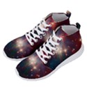 Astrology Astronomical Cluster Galaxy Nebula Men s Lightweight High Top Sneakers View2