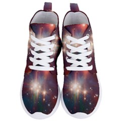 Astrology Astronomical Cluster Galaxy Nebula Women s Lightweight High Top Sneakers by Jancukart