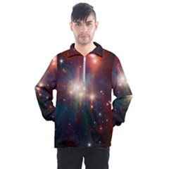 Astrology Astronomical Cluster Galaxy Nebula Men s Half Zip Pullover