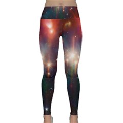 Astrology Astronomical Cluster Galaxy Nebula Lightweight Velour Classic Yoga Leggings