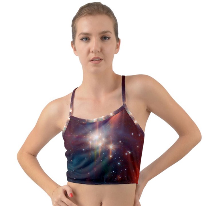 Astrology Astronomical Cluster Galaxy Nebula Mini Tank Bikini Top