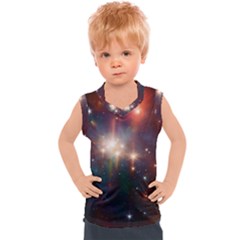 Astrology Astronomical Cluster Galaxy Nebula Kids  Sport Tank Top