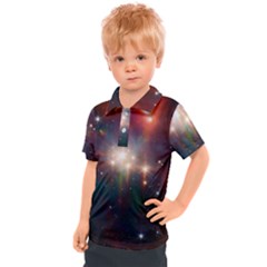 Astrology Astronomical Cluster Galaxy Nebula Kids  Polo Tee