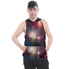 Astrology Astronomical Cluster Galaxy Nebula Men s Sleeveless Hoodie by Jancukart