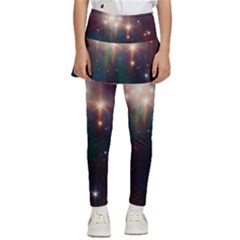 Astrology Astronomical Cluster Galaxy Nebula Kids  Skirted Pants by Jancukart