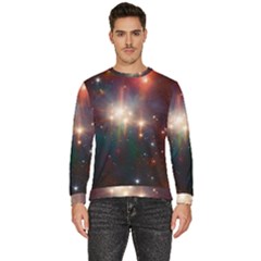 Astrology Astronomical Cluster Galaxy Nebula Men s Fleece Sweatshirt by Jancukart