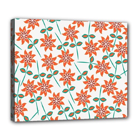 Bloom Blossom Botanical Deluxe Canvas 24  X 20  (stretched)