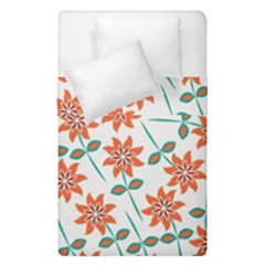 Bloom Blossom Botanical Duvet Cover Double Side (single Size)