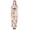 Bloom Blossom Botanical Short Sleeve Maxi Dress View1