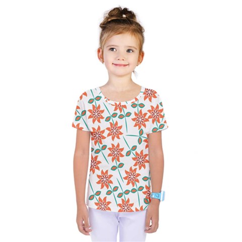 Bloom Blossom Botanical Kids  One Piece Tee by Jancukart