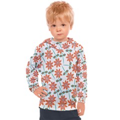 Bloom Blossom Botanical Kids  Hooded Pullover by Jancukart