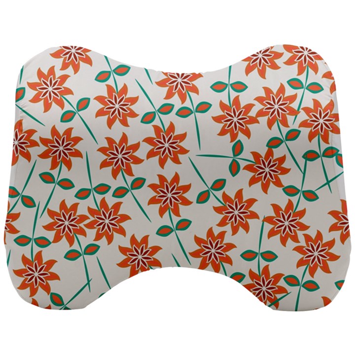 Bloom Blossom Botanical Head Support Cushion