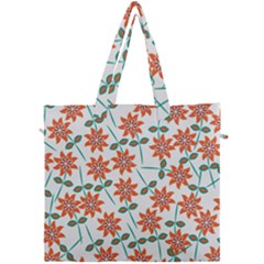 Bloom Blossom Botanical Canvas Travel Bag